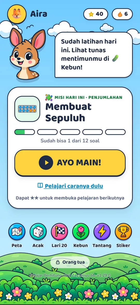 Beranda Belajar Berhitung dengan misi hari ini